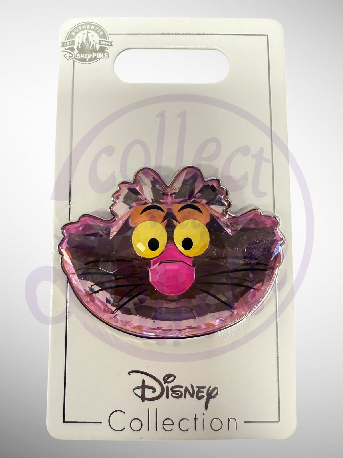 Disney Parks Pin Trading Collection - Cheshire Cat Pink Jewel Pin
